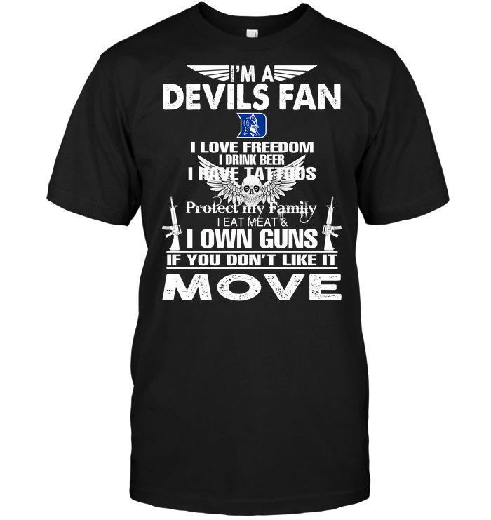 Duke Blue Devils "i'm A Fan" Personality T-Shirt